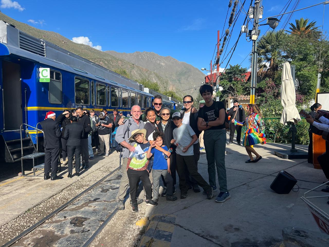 Ollantaytambo train station, the departure point for Machu Picchu trains at the center of the strike story